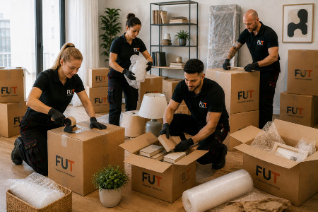 Cajas y pertenencias