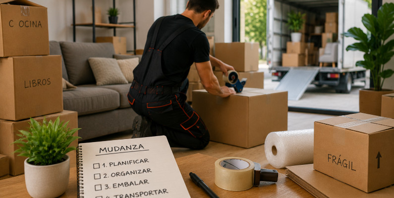 Cómo preparar una mudanza paso a paso