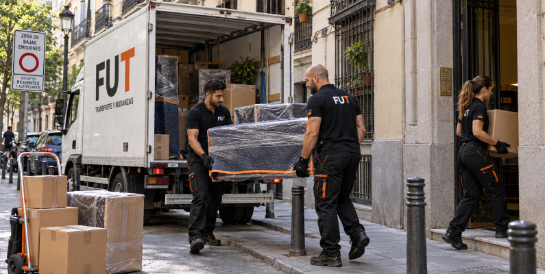 mudanzas en el centro de Madrid